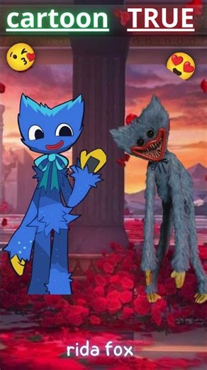 🔥 Which Looks Better? Poppy Playtime Cartoon or Real Life? 😱#poppyplaytime