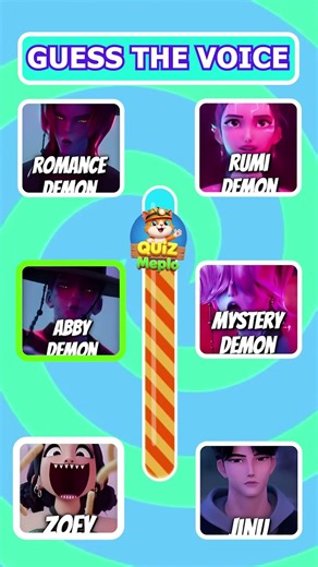 strong mind can guess the right answer Guess KPop Demon Hunters Character by Song & Voice