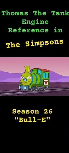 My Favourite Thomas reference in The Simpsons ! #thesimpsons #thomasthetankengine