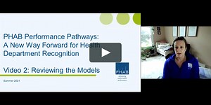 PHAB Performance Pathways -Two Models