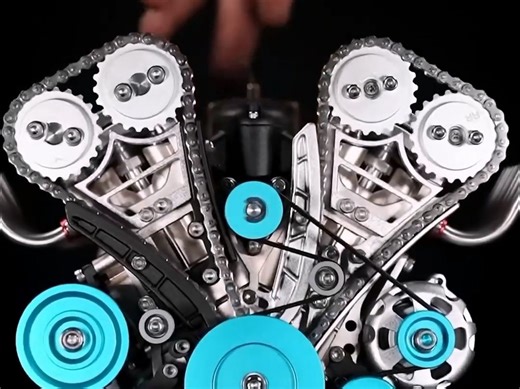 微型V8引擎组装