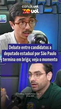 Debate between candidates for state representative in São Paulo ends in a fight; watch the moment