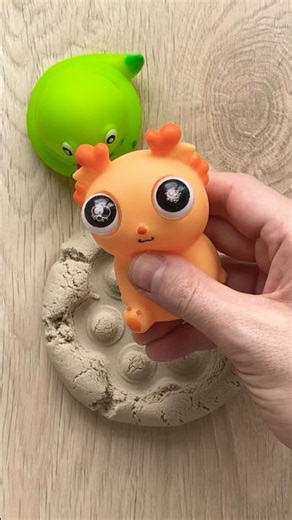 Squishy Animal Hahaha! 🐍💩😂 #asmr #kineticsand #popit #shorts