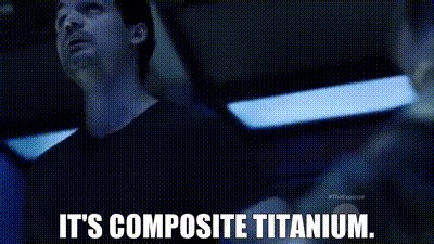 It's composite titanium.