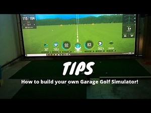 TIPS- How to build your own DIY garage golf simulator