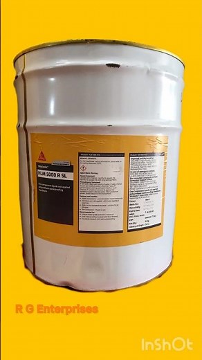 Sikalastic HLM 5000 R SL #waterproofingtechnology #civilwork #sika #waterproofing #trending #viral