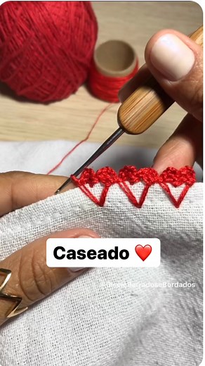 151K views · 2.9K reactions | Caseado de ❤️ vem aprender! #DIY #crochetinspiration #panosdecopa | Gisele Barrados e Bordados | Facebook