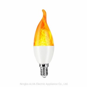 [Hot Item] Fire Lamp Gravity Flicker Bulb LED E27 E14 B22 Effect Fire Lamps Tails
