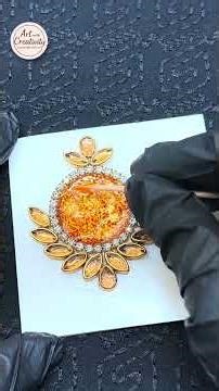 Sunset Sparkle Designer Earrings