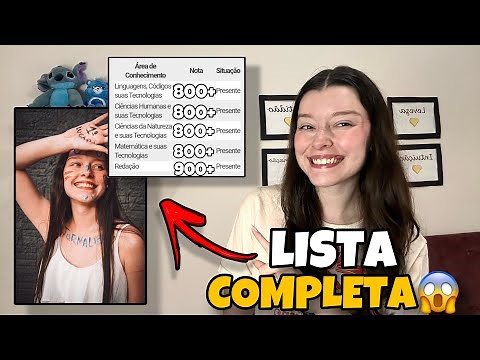 O QUE ESTUDAR PARA O ENEM 2025 | Lista Completa Do Que Estudar Para o Enem✅