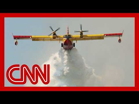 See inside a 'Super Scooper' fighting wildfires in California