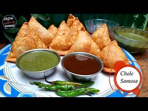 Chole Samosa Recipe | छोले समोसा बनाने का तरीका | JRDK Cooking Diaries