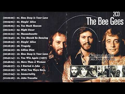 GRANDES EXITOS DE LOS BEE GEES. bee gees greatest hits. full album best songs of bee gees.