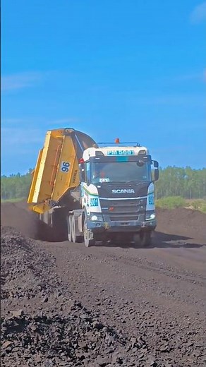 SCANIA P410: The Beast of Mining World! 🚛💨 #MiningLife #shortvideo #viral