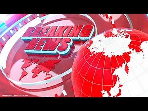 3D Broadcast News Opening Intro | Download Free | By MTC TUTORIALS