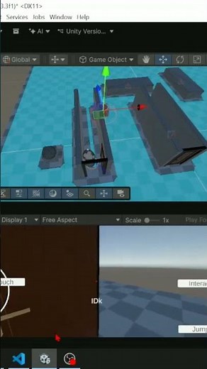 This AI Actually Chases You 😳 (NavMesh Demo) #unity #3dgamedevelopment #beginnergamedev