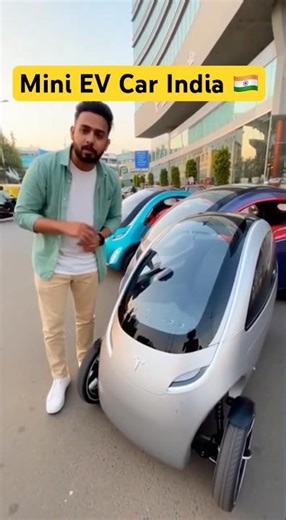 World’s Smallest EV Car Launched in Noida – This Tiny Car Viral! #Noida #EVCar #MiniCar #India