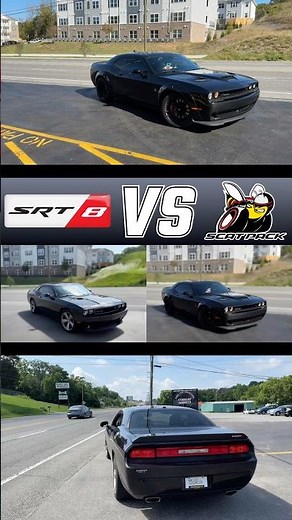 SRT/8 vs Scat Pack STRAIGHT PIPED!