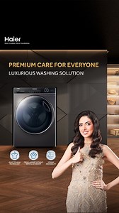 From everyday essentials to luxury wear, every fabric deserves the finest care. Discover Haier’s Front Load Washing Machine, refreshing without water, redefining laundry. With Ready-to-Wear Technology and iRefresh Mode - premium care that keeps every look flawless. #Haier #MoreCreation #MorePossibilities #HaierWashingMachine #PremiumCare | Haier