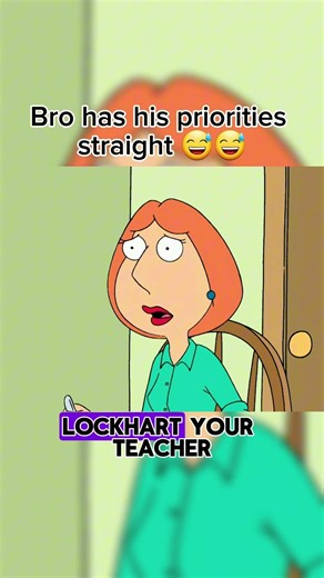 Peter has his priorities straight 😅