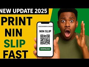 Fastest Way to Get Your NIN Slip or I.D card from your mobile phone or laptop