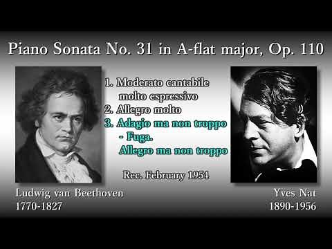 Beethoven: Piano Sonata No. 31, Nat (1954) ベートーヴェン ピアノソナタ第31番 ナット