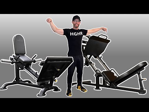 The New Powertec Compact Leg Sled vs. The New Powertec Leg Press