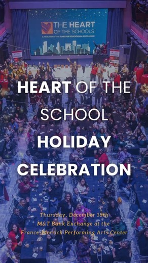 Fund for Educational Excellence on Instagram: "What a night to remember ✨ Nearly 300 principals, school leaders, staff, and partners came together to celebrate the Heart of the Schools Holiday Celebration—an evening filled with joy, gratitude, music, and connection. From the dancing to the heartfelt moments, the energy in the room was unmatched. A special highlight of the night was honoring Dr. Sonja Santelises for her incredible 10 years of service to @baltcityschools and naming her our first-e