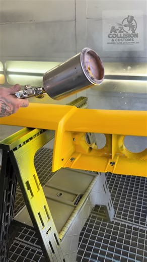 Corvette Yellow Custom Paint Details in Glendale, AZ