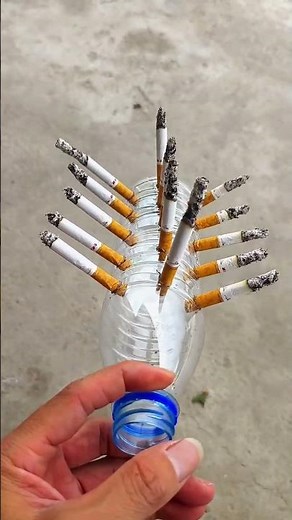 "Chain Smoker Challenge: Can One Person Handle Multiple Cigarettes at Once?" #food #shorts #viral