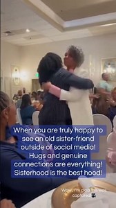 When you are truly happy to see an old sister-friend outside of social media!