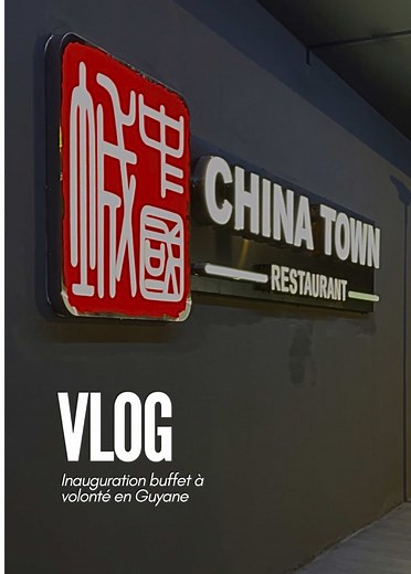 LE TOUT PREMIER RESTAURANT « BUFFET À VOLONTÉ » DE GUYANE 🇬🇫 @CHINA TOWN 973 @CHINA TOWN buffet à volonté Mes go, nous sommes allés à Cayenne pour aller à CHINA TOWN, le tout premier restaurant “buffet à volonté” de Guyane ! 🍱🍙 Situé en plein centre-ville « Cayenne », ce restaurant propose une formule à volonté avec une grande variété de plats asiatiques (spécialités chinoises, sushis, riz contonais , fruits de mer…) dans un décor moderne et immersif. 🥟🍣 D’ailleurs !! l’établissement est o