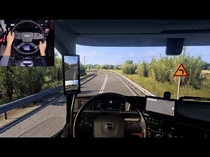 Volvo FH Aero - Euro Truck Simulator 2 | Steering wheel gameplay