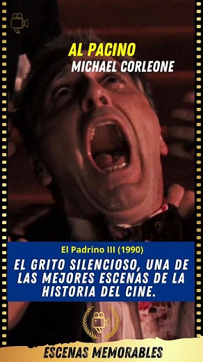 5.9K views · 64 reactions | El grito silencioso - Al Pacino - El Padrino III (1990) Una de las mejores escenas de la historia del cine. #escenasmemorables #elpadrino #alpacino | Escenas Memorables | Facebook