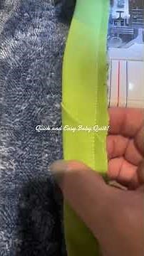 Quick and Easy Whole Cloth Baby Quilt!