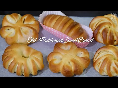Super Soft Old-Fashioned Sweet Bread. With 6 Shaping Method!