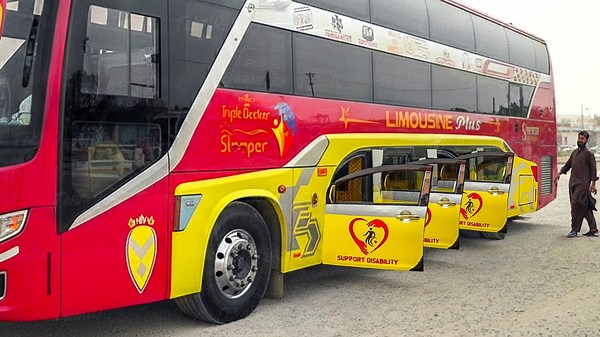 Riding the most luxurious bus of Pakistan