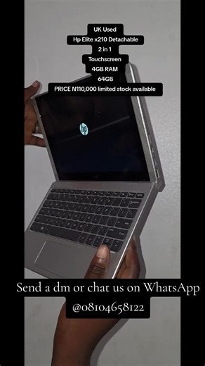 HP Elite x2 Detachable 10” Laptop & Tablet Combo