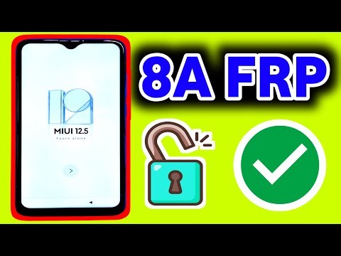 🔥 Redmi 8A / 8A Dual FRP Bypass 2025 | MIUI 11, MIUI 12, MIUI 12.5 Google Account Unlock Without PC