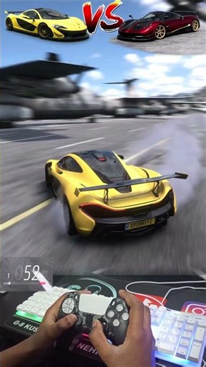 🚀 PAGANI 🆚 MCLAREN 💥 ULTIMATE HYPERCAR CHALLENGE! Who Wins! 😱🔥 #shorts