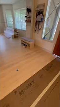 Floor Preparation - Tar Paper & Scuffing the Subfloor