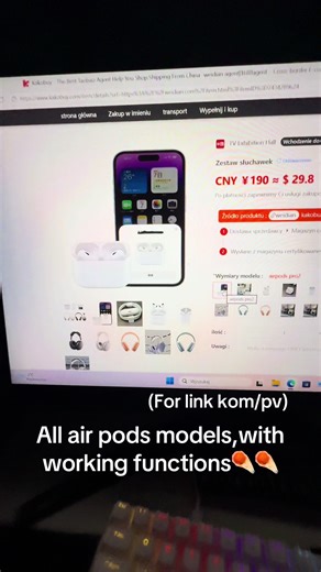 All air pods models,even upcoming models with working functions🤯🤯 #kakobuy #dc #fyp #viral #kakobuyhaul
