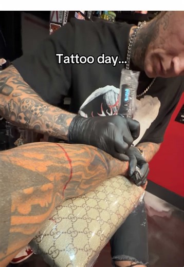 Enjoying a Perfect Tattoo Day at the Beach