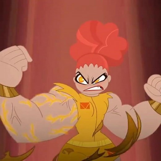 Giganta grows big and muscular (DC Super Hero Girls) #shorts #musclegrowth #musclegirl #growth
