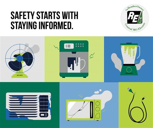 Safety starts with staying informed. Did you know the U.S. Consumer Product Safety Commission posts regular updates on consumer product recalls—including electrical items that could pose fire or shock risks? Get plugged into the latest recalls: https://www.CPSC.gov/recalls | Central Missouri Electric Cooperative, Inc.