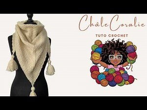 "Coralie" CHALE - Easy crochet