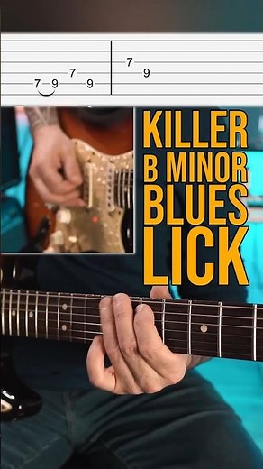 B Minor Blues Lick You NEED to Try // DBL516 #shorts