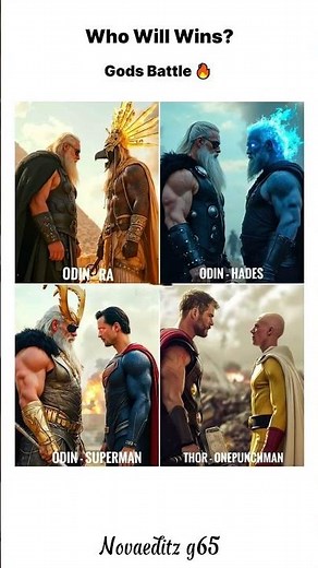 Odin Power Comparison 🔥 Marvel vs DC vs Anime