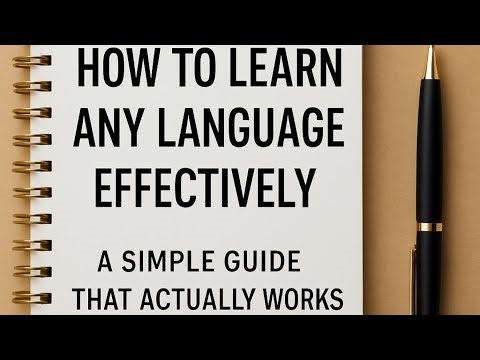 How to Learn Any Language Effectively | A Simple Guide That Actually Works