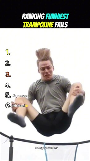Ranking Funniest Trampoline Fails😂